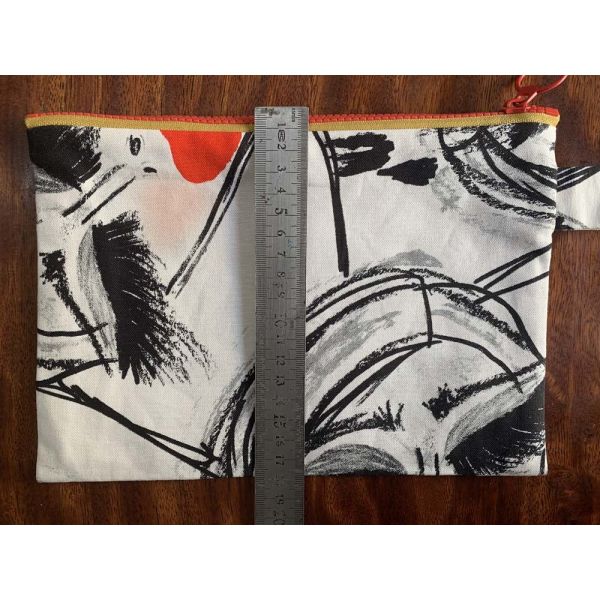 Quality 10OZ Cotton Canvas Pencil Case 0.1KG For School Offfice SGS certificated wholesale