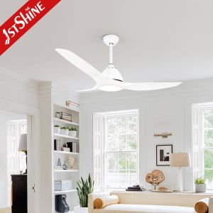 Remote Control Plastic Ceiling Fan With Integrated 18 Watt LED Light