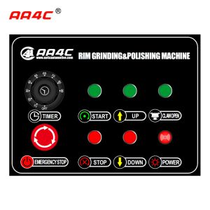 AA4C Upright Alu Rim Polishing Machine With Shaking Barrel Full Automatic Rim