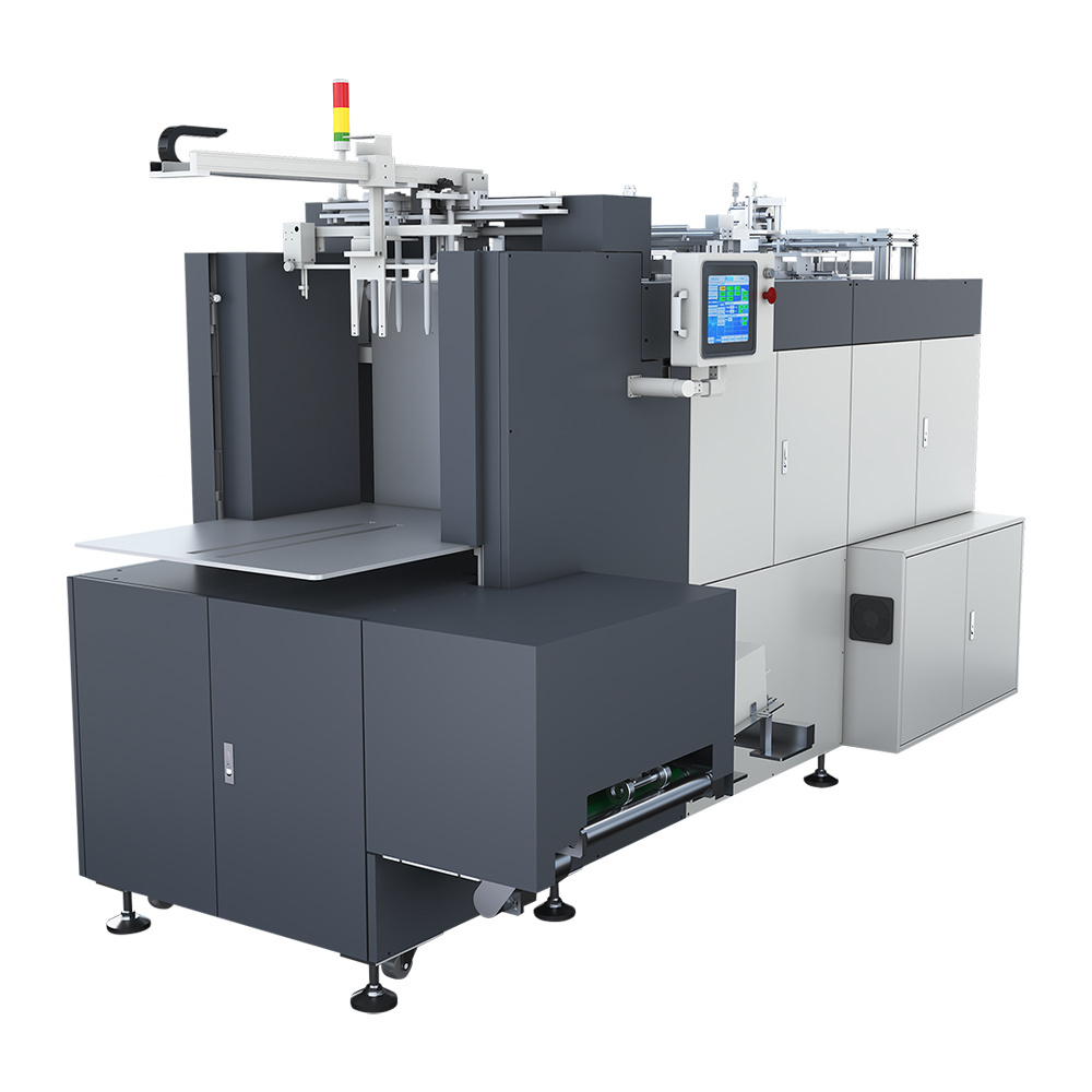HX3000B Automatic Board Book Block Binding Machine Code Scanning Automatic Setting For Short Run Line