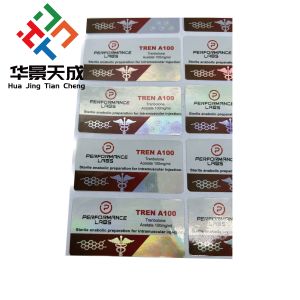 China Professional Glass Vial Labels 2.5 Mil Thickness and 6x3cm Size for Accurate Labeling on sale