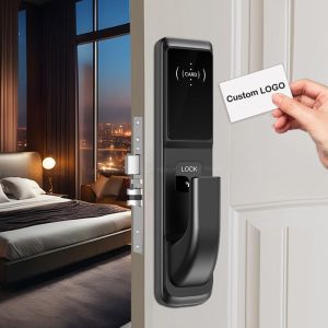 Low Voltage Alarm and Mechanical Key Unlock Way Smart Hotel Locks with Beep