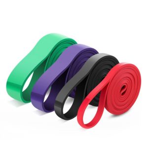 Various Color Multi Function Yoga Exercise Bands High Strength 2080mm