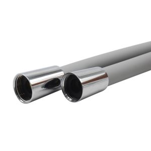 Drain Flexible Silicone Shower Hose Extension With Anti Kink Design And Brass