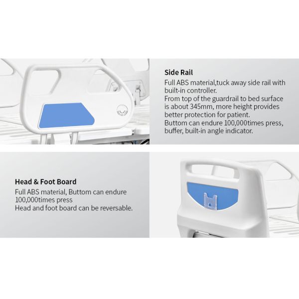 Intensive Care Multifunction ICU Electric Hospital Bed