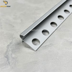 Tile Edging Profile Anodizing Matt , Stair Nosing Tile Trim 2500mm