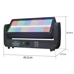 BR-864 RGB 8+8 RGB Moving Head Led Strobe Light 300W Power