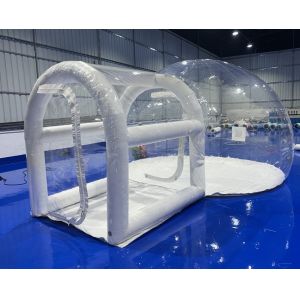 1mm PVC Transparent Inflatable Bubble Camping Tent Digital printing