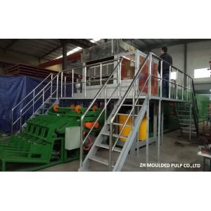 Cheap Automatical Egg Tray Making Machine , Recycled Egg Crate Making Machine for sale