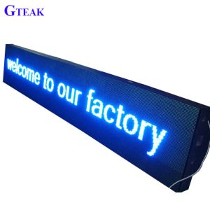 customized size pannello panel sign led scrolling message illuminated sign for