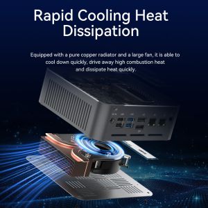 Intel Core I7 13700H Mini PC DDR5 Dual LAN 3 Screen 4K Display Mini PC With Fan