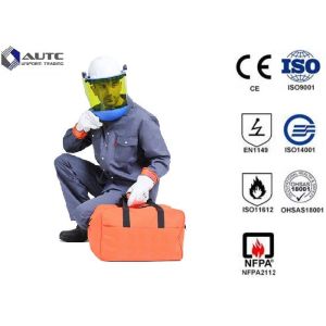 L Best 8 cal Arc Flash Category 1 Protective Suit For ASTM F2621