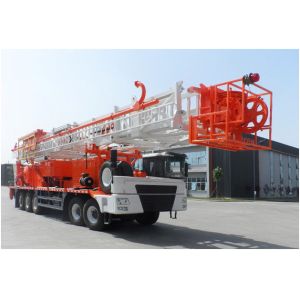 China Nominal Workover Depth 3200m Truck Mounted Drilling Rig on sale
