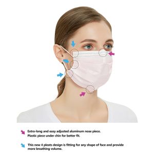 S&J Double Bands Face Mask BFE99 High Quality Nonwoven Surgical Using Disposable