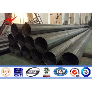 China Philippines NGCP Standard Galvanized Steel Pole , Power Distribution Pole on sale