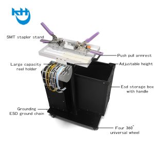 K700 Removable ESD SMT Splicing Cart SMT Trolley With Wheels