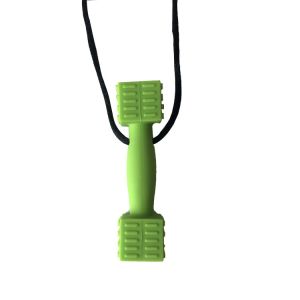 Hammer Shape Silicone Baby Teether Food Grade Soft Infant Chew Toy With Thread