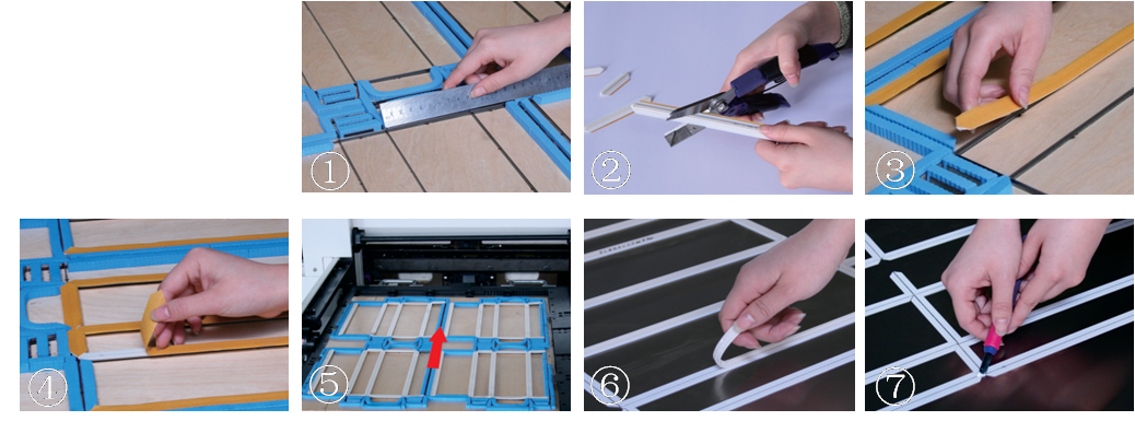 Imported Finger Tape Graphic 2021 Creasing Matrix Scoring and Cutting Machine 1.3kg/Box