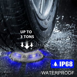 Road/Driveway Solar Powered Dock Lights with Aluminum Alloy PC Material