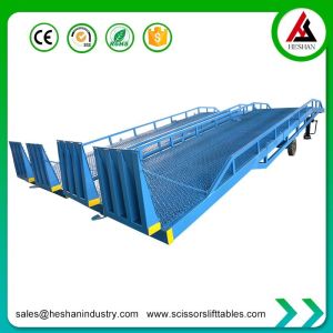 10 Ton 12 Ton Hydraulic Loading Dock Lift Hydraulic Mobile Forklift Ramp