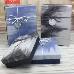 Custom Printing Cardboard Gift Packaging Boxes Clamshell Folding Paper Box