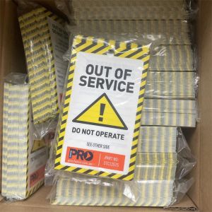 Plastic Tag Double Sided Printing PVC Waterproof Durable Tag For Industrial