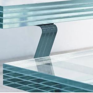 Customized Ultra Clear Laminated Glass With High Transparency