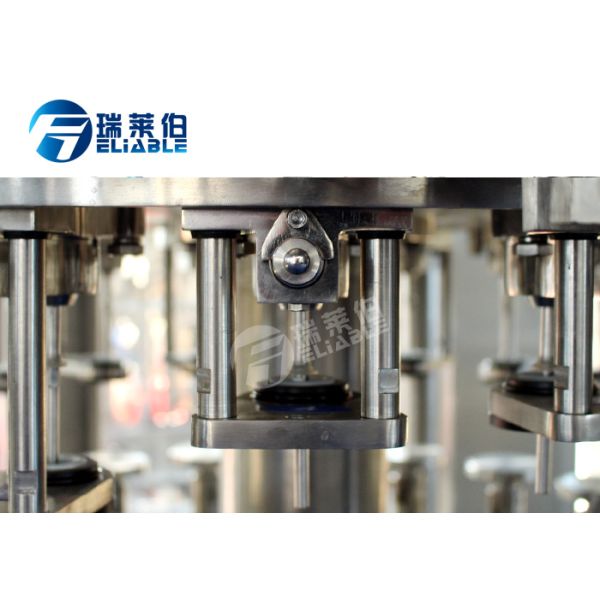 SUS 304 Carbonated Drink Glass Bottle Filling Machine Full Automatic Low Noise