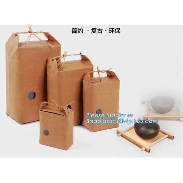 Quality 25kg kraft paper bag Cement,Flour,Rice,Fertilizer,Food,Feed Bag,customized logo printing durable moisture proof,bagease wholesale