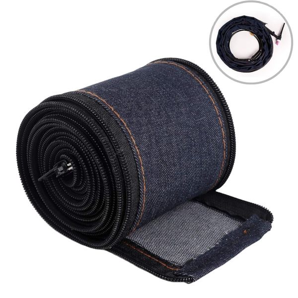 Durable Welding Torch Cable Cover Cowboy Zipper Jacket Style Protector for Gas
