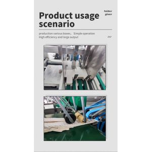 1200 KG Mechanical Driven Type Fully Automatic Folder Gluer Machine for