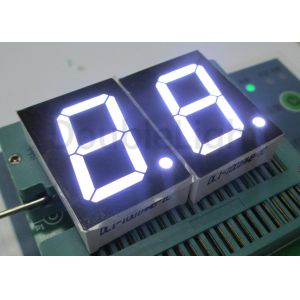 Cheap Single Numeric Digit LED Display 1.00 Inch 1 Digit White / Red Color Vertical Byte 2.54cm for sale
