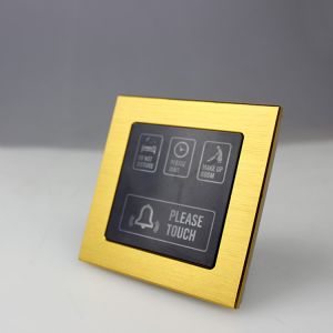 China Hotel Silver Wireless Touch Doorbell Switch 2 Years Warranty on sale