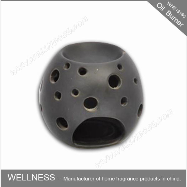 Quality Beautiful Design Ceramic Fragrance Oil Burner Egg Shaped , Pattern Exposure wholesale