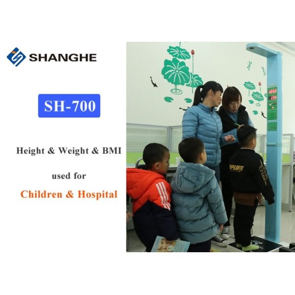 Quality 3 - 16 Years Old WiFi Child Weight Machine With Height Range 160cm / 180cm wholesale