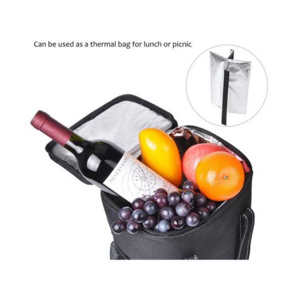 Premium quality Ice Insulated oxford wine bottle cooler bag for four wines