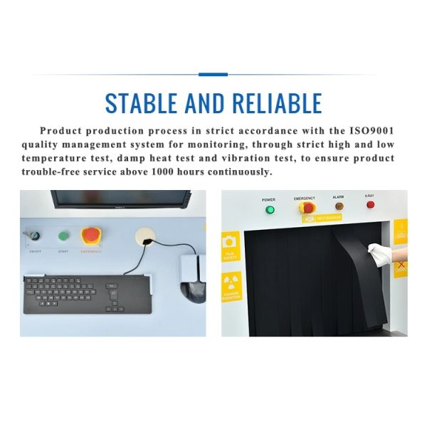 Airport baggage scanner 6550 for Metro/airport/subway/railway Station Baggage Inspection