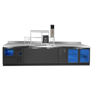 Cheap Boba Tea Equipment Black Titanium Bar Combination Bubble Milk Tea Machine for sale