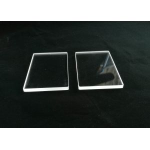 Cheap Personalized Silica Glass Plate L100xW50xT3mm For Viewing Window for sale