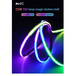 840Leds/M 24V IP65 Waterproof Flexible RGB LED Strip Light with Voice Control