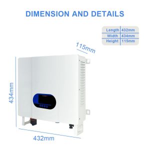 3.5kw Home Off Grid Solar Inverter 24v 3000w Single Phase 3kw 3kva With Mppt