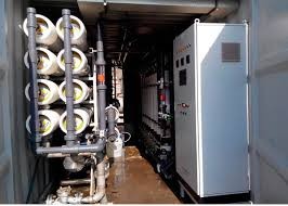 Wind and Solar energy system powered Containerized Automatic Water Purifier and