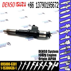 Excavator Diesel Engine Injector 095000-6301 1-15300436-1 Injector