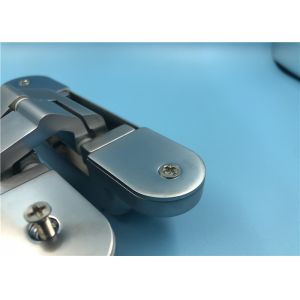 Zinc Alloy 3D Concealed Hinges With Pearl Chrome Surface Finishing
