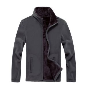 China High quality plain custom cheap winter fleece jacket wholesale on sale