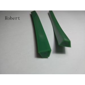 Green Color Polyurethane Guiding Belt Outstanding Abrasion Resistance