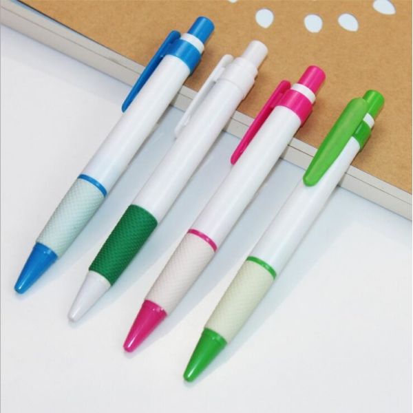 Quality Cheap Plastic Items Grip Ball Pen With Logo wholesale