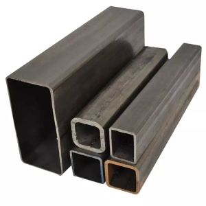 China 3/8 3/4 Carbon Steel Tubes Hollow Round Square Mild Steel Rectangular Pipe on sale