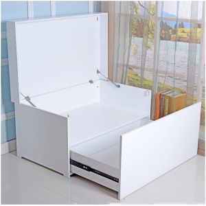 1.1m Width Entryway Shoe Bench