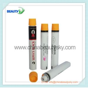 Empty aluminum tubes with different shape and different color cap, M11 screw